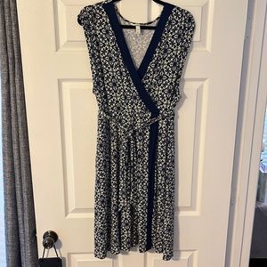 EUC Soma Faux Wrap Dress